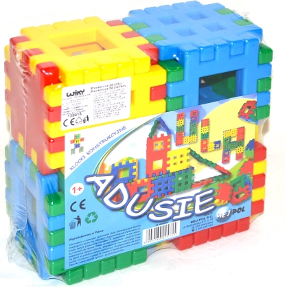 Plastist ehituskomplekt 24 osaga