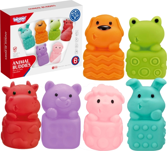 Woopie meeltega loomad vanni – komplekt 6 tk
