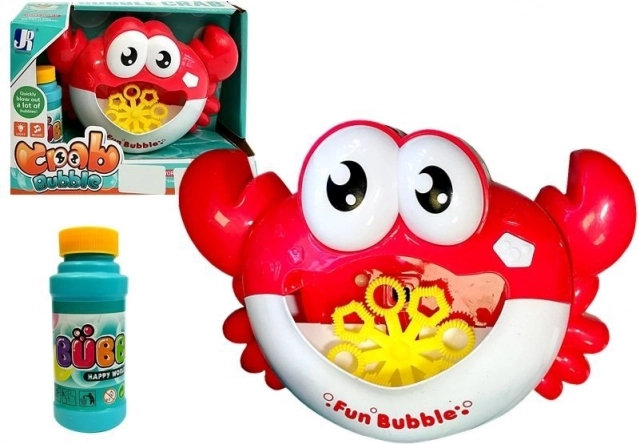 Soap Bubbles Machine Crab Red