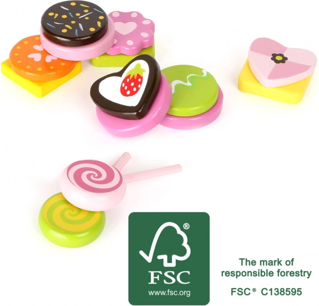 Puidust maiustused small foot FSC-puidust