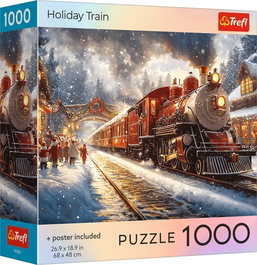 Jõulurongi pusle 1000 tükiga