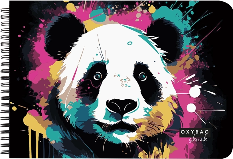 A3 visandiplokk Panda