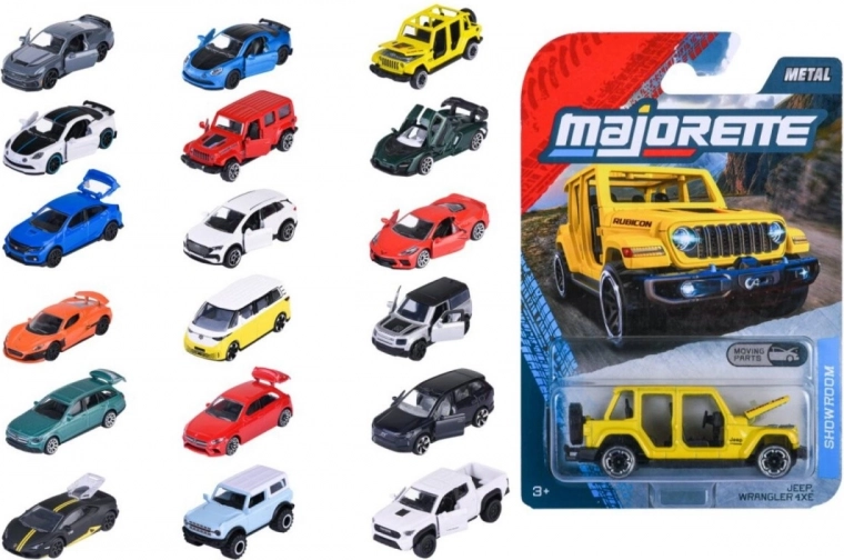 Majorette showroom premium – metallist automudelid 1:64 (erinevad variandid)