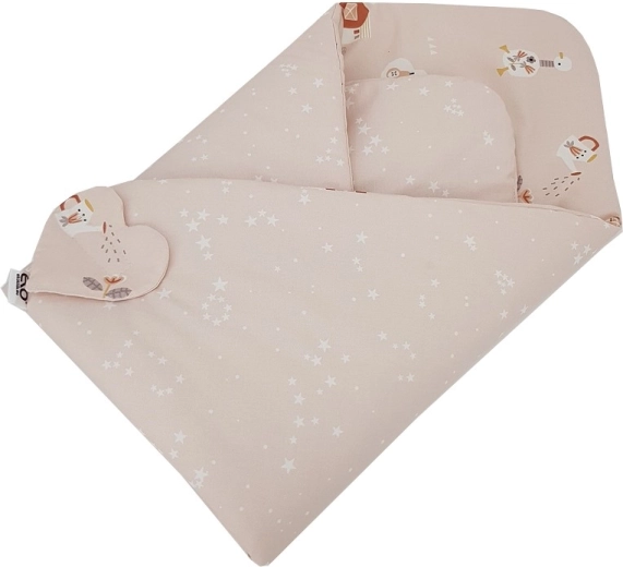 Double-sided design in soft beige