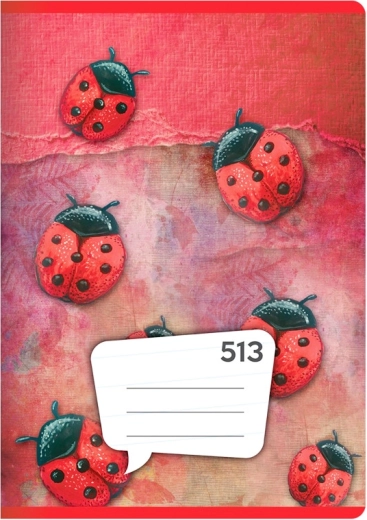 Notebook A5, 10 sheets – ruled 12 mm