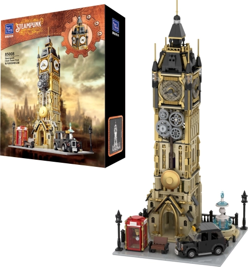 Pantasy Steampunk Big Beni kellatorni ehituskomplekt, 2424 detaili