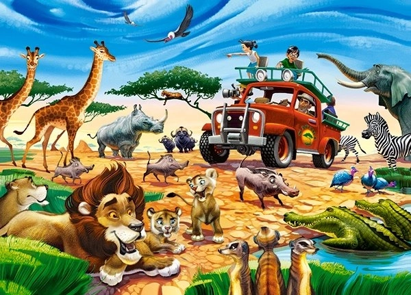 Safari Adventure Puzzle 180 Pieces