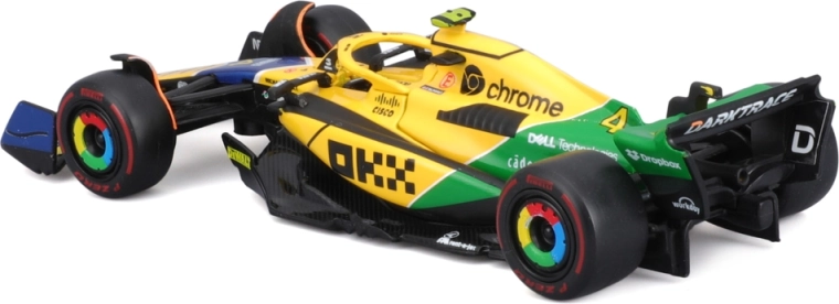 Metal die-cast body with plastic parts