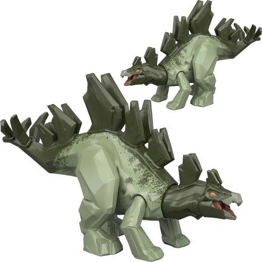 Mattel Jurassic World Mayhem Mix-Ups 2-in-1 Stegosaurus – dinosaur figure