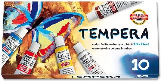 Tempera värvid KOH-I-NOOR 10×16 ml Liblikas