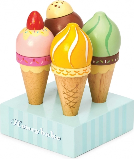 Puidust jäätisekomplekt HONEYBAKE – Le Toy Van