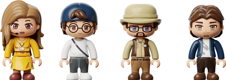 Minifiguurid lugude ja mängu jaoks