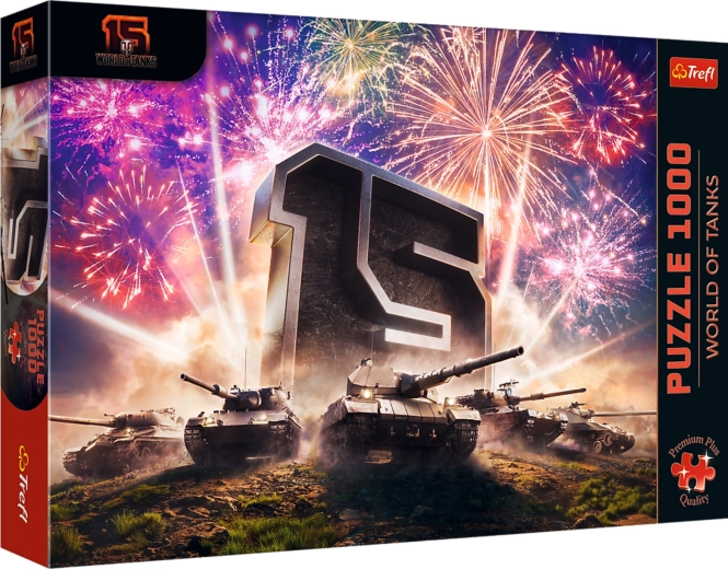 Trefl puzzle 1000 pieces – 15th anniversary WORLD OF TANKS