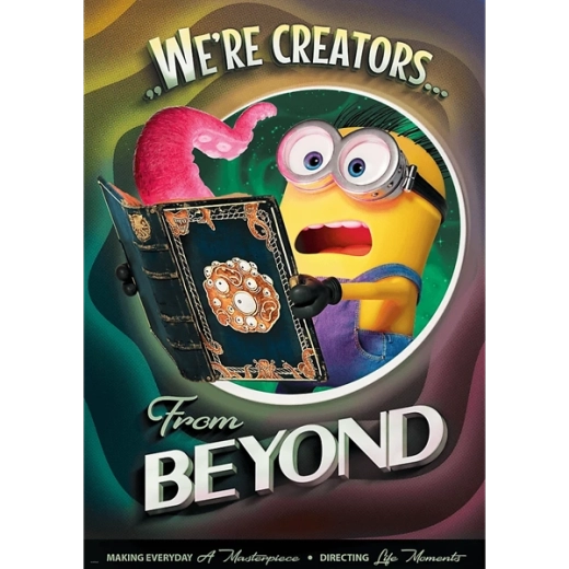 Minions 3 movie motif in a large format