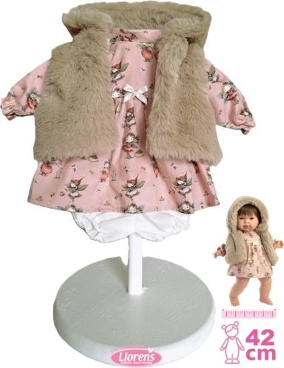 Llorens 3-osaline nukuriiete komplekt 42 cm nukule