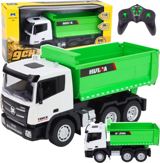 RC Dump Truck HUINA 1:18 Green