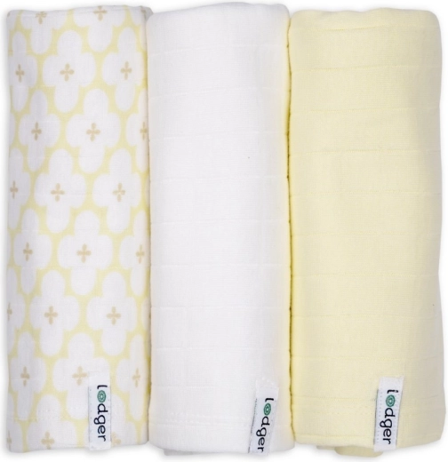 Lodger mähkimislapp solid matcha butter (70 × 70 cm) – komplekt 3 tk