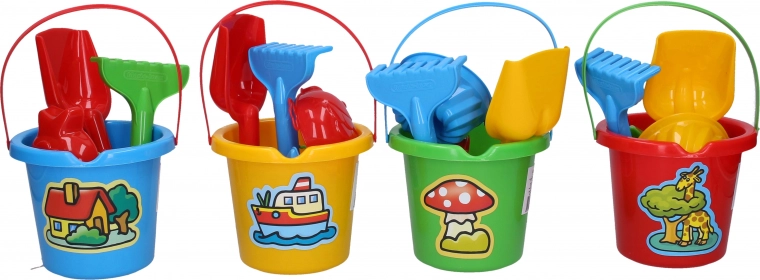 Sand set with small bucket 10 × 11 cm