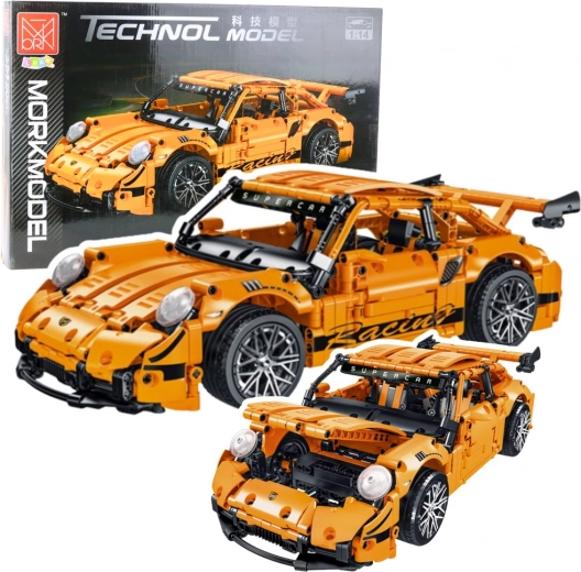 Building Set Sports Car GT Racing 1:14, 1268 pieces, orange