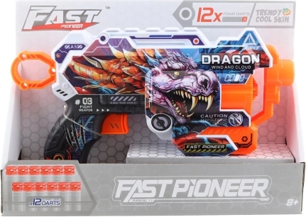 Foam Dart Blaster with Dragon Theme