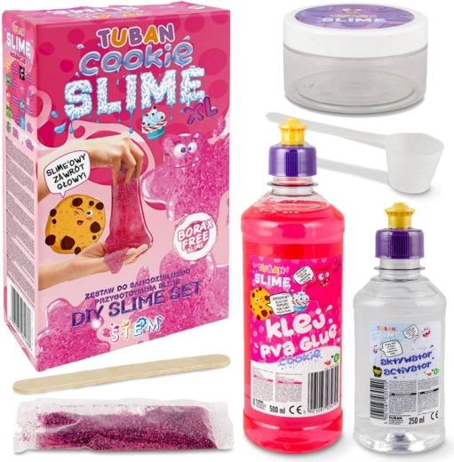 Suur Slime XL komplekt Küpsis roosa