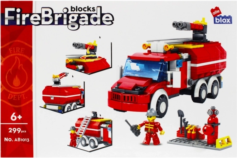 299 pieces for an action fire rescue