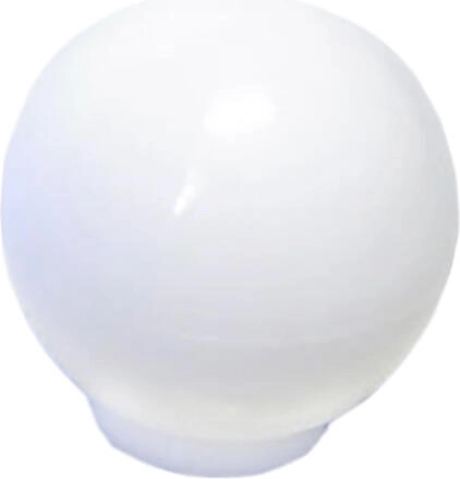 Valge plastist mööblinupp Rotan 30 mm