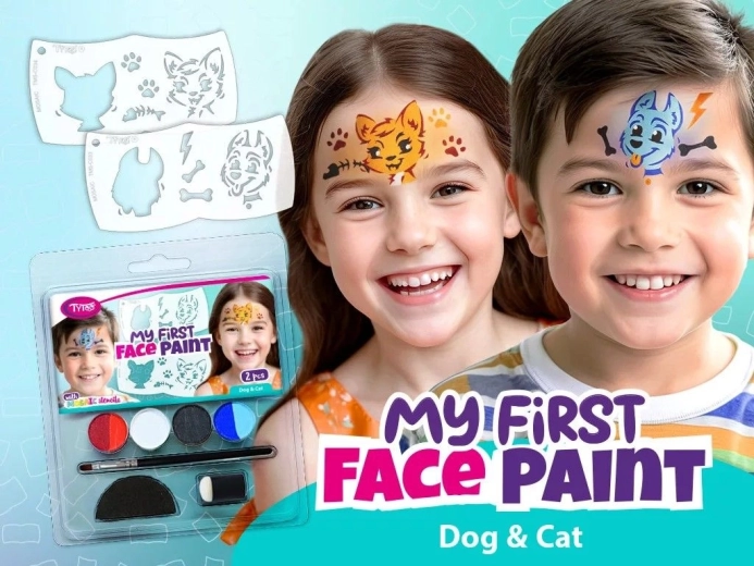 My First FacePaint näomaaling koer ja kass