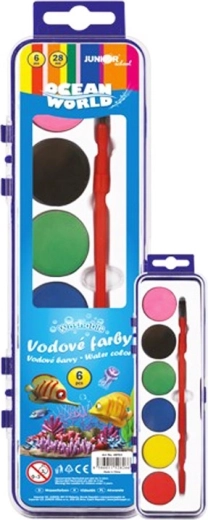 Vesivärvid Ocean World – 6 värvi
