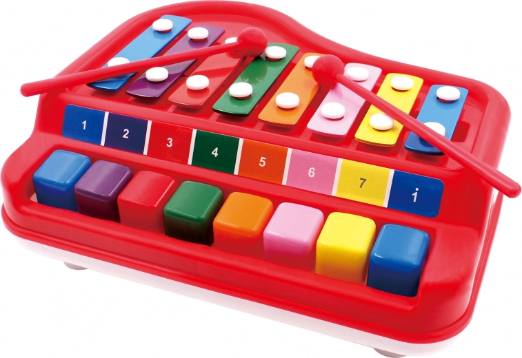 Ksülofon ja klaver 2in1 lastele 24 cm