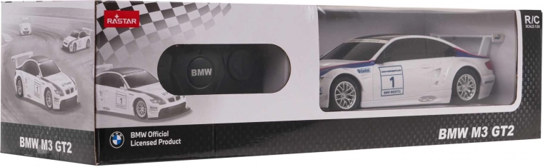 Remote-controlled BMW M3 1:24 (white) by RASTAR