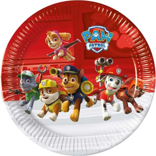 PAW PATROL Paper Plates 20 cm, 6 pcs