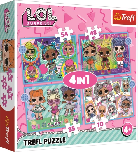 Puzzle 4-in-1 Meet the L.O.L. Surprise Dolls