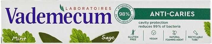 Vademecum Anti‑Caries hambapasta 75 ml