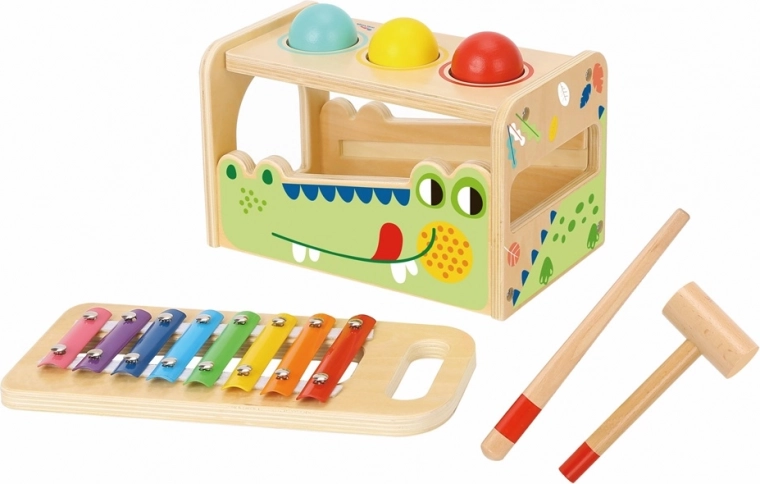 Hammer Toy and Xylophone Crocodile 2Kids Toys