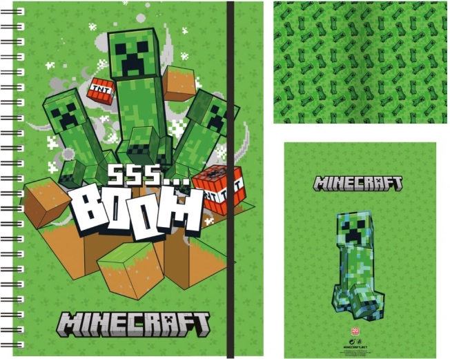 Spiraalköites märkmik Minecraft A5 – jooneline