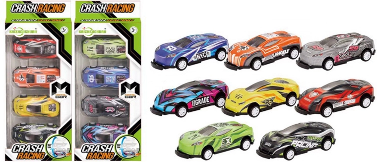 Pull-back Car Set - 4 pcs