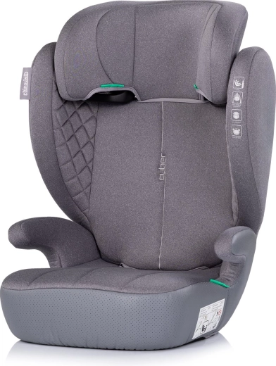 Chipolino turvatool Cyber i-Size 100–150 cm platinum
