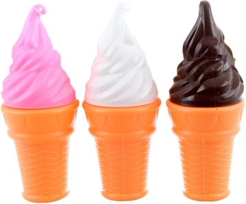 Ice cream-shaped bubble blower - 1 piece