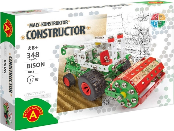 Bison Combine Construction Set – metal building kit for kids 8+