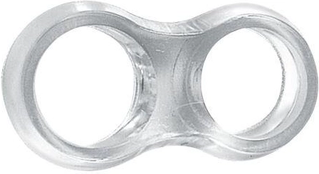 Door handle impact damper 42 × 15 mm, plastic, 4 pcs