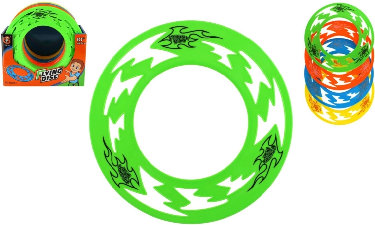 25 cm Plastic Flying Ring – Lightweight Frisbee Hoop for Outdoor Fun