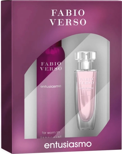 Naiste kinkekomplekt BI-ES Fabio Verso Entusiasmo – parfüümvesi 50 ml + deodorant 150 ml