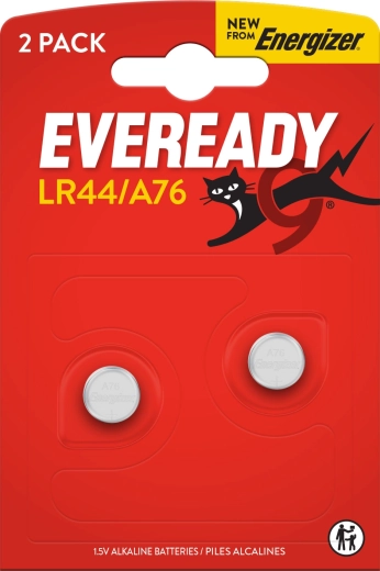 Energizer Eveready button cell battery LR44 (A76) 1.5 V