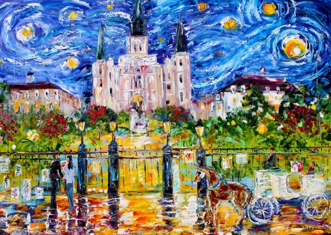 Enjoy pusle Jackson Square, New Orleans 1000 tükki