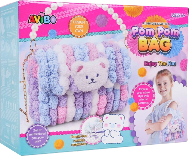 Set for making a super-soft handbag with accessories