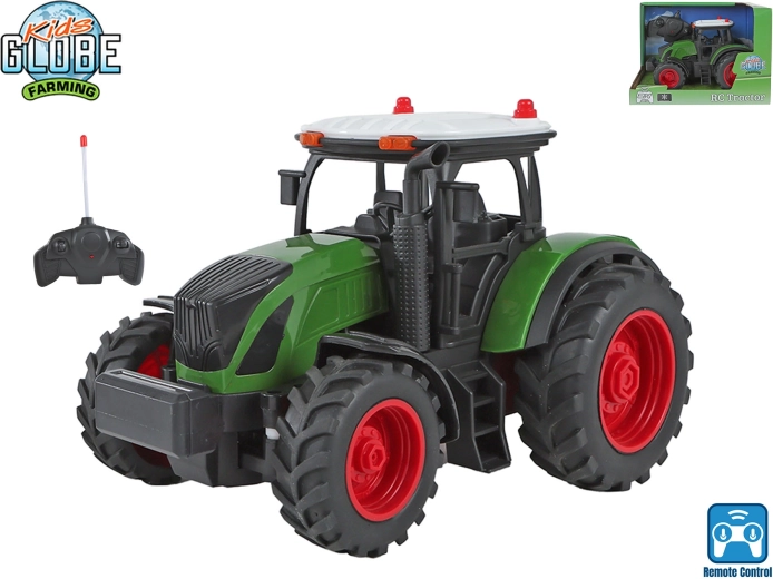 Kids Globe Farming kaugjuhitav talutraktor 2,4 GHz, u 20 cm