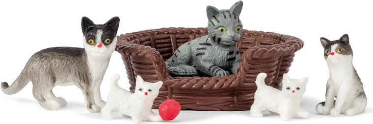 Lundby cat family for a dollhouse
