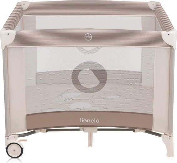 Lionelo Bonnie beebide mänguaedik Beige Sand