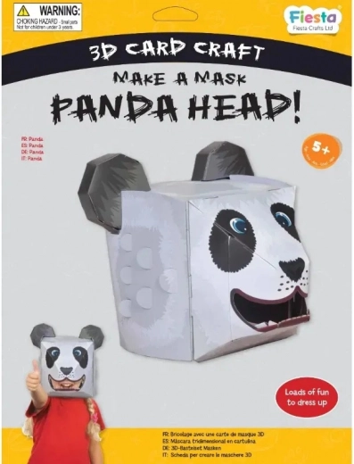 Fiesta Crafts loovkomplekt 3D panda mask
